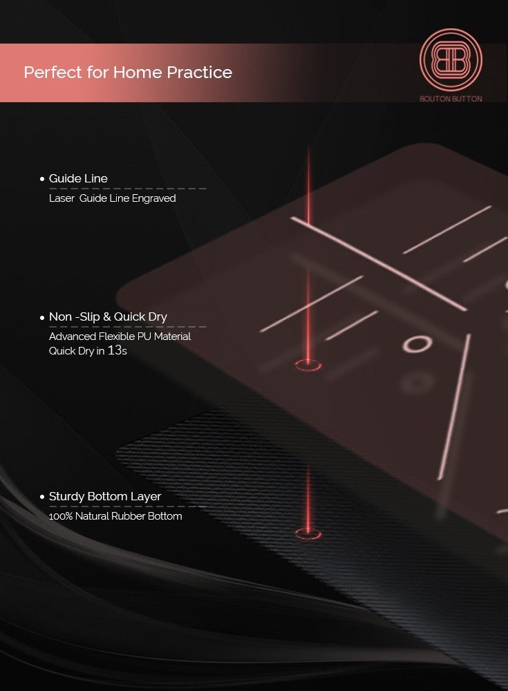 Azure Mat - Bouton Button