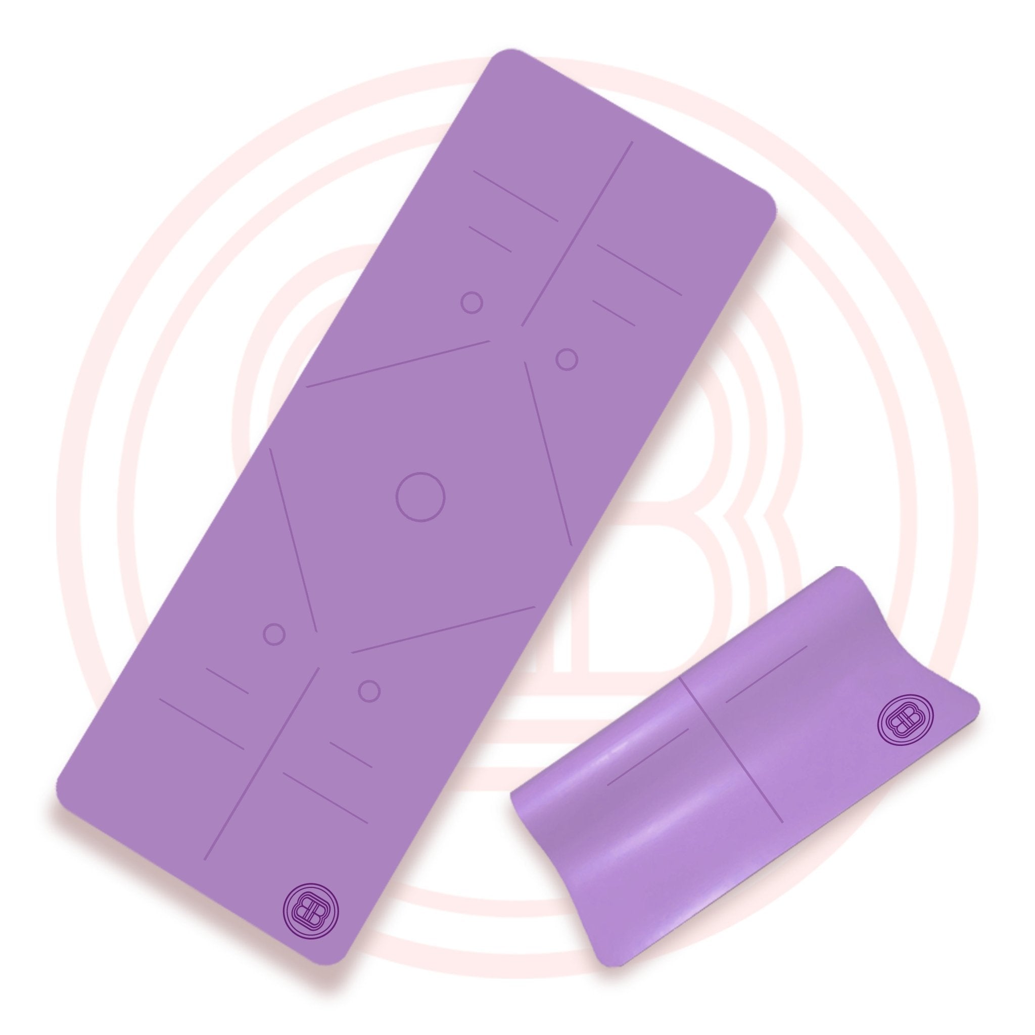 Purple Plain NBR Yoga Mat, Mat Size: 3-10mm at Rs 449/piece in Ludhiana